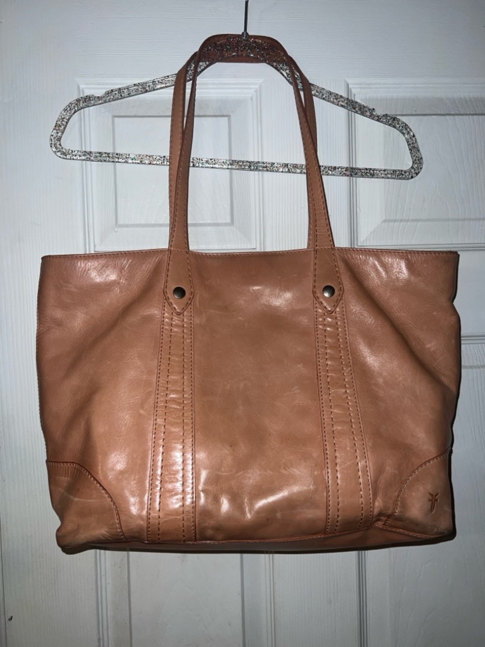 Frye leather large shoulder bag (read description)